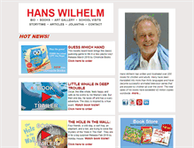 Tablet Screenshot of hanswilhelm.com